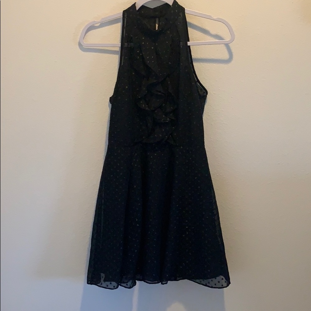 NWT BCBGeneration LBD Sheer overlay Size 2. Cute!